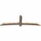 Ekena Millwork Bellingham Smooth Timber Gable Bracket, Douglas Fir, 96"W x 32"H x 3 1/2"D x 5 1/2"F, 8/12 Pitch GBW096X32X0406BEL00SDF - alternate 3
